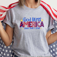 God Bless America Land that I Love Tee