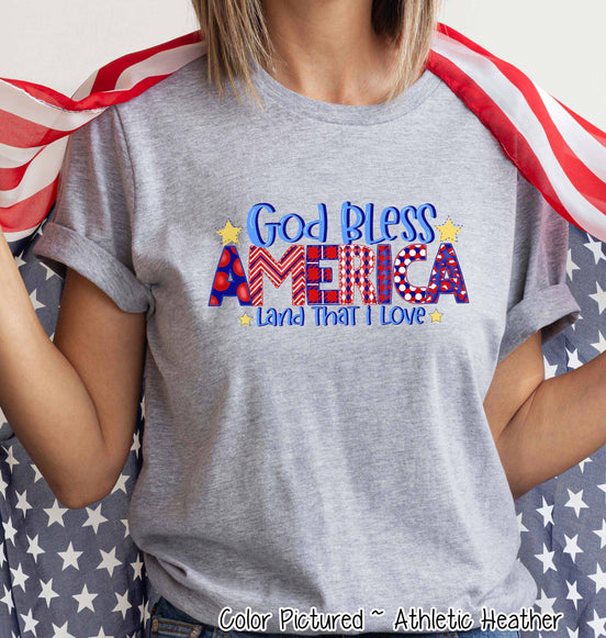 God Bless America Land that I Love Tee