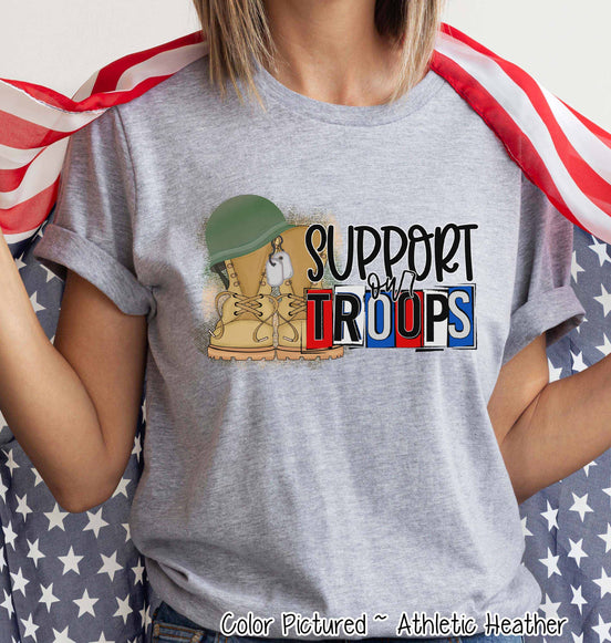 Support our Troops Military Tee