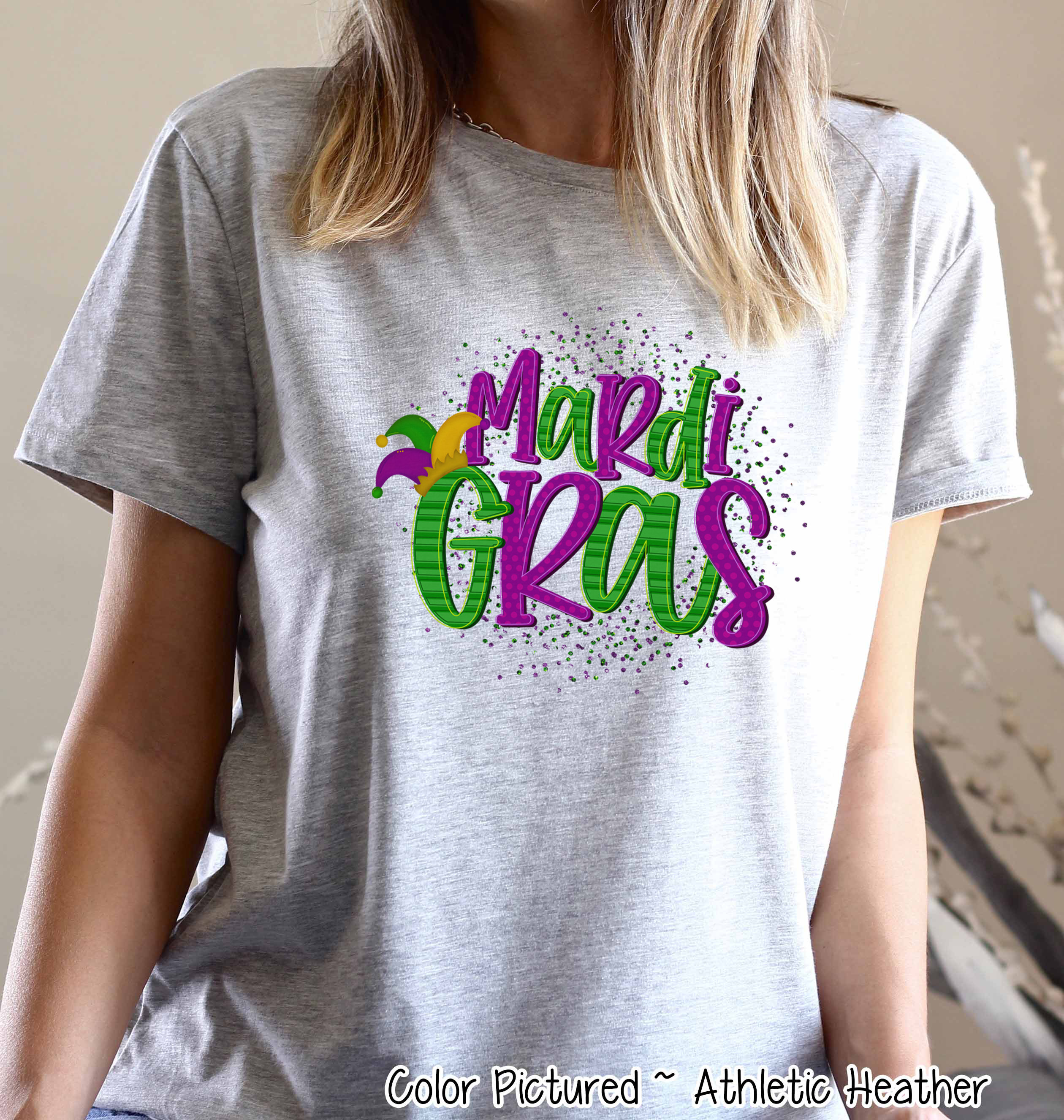 Mardi Gras Jester Hat Tee