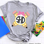 Monogram Cute Pencil Tee