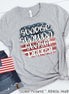 Sunrise Sunburn Sunset Repeat Patriotic Tee