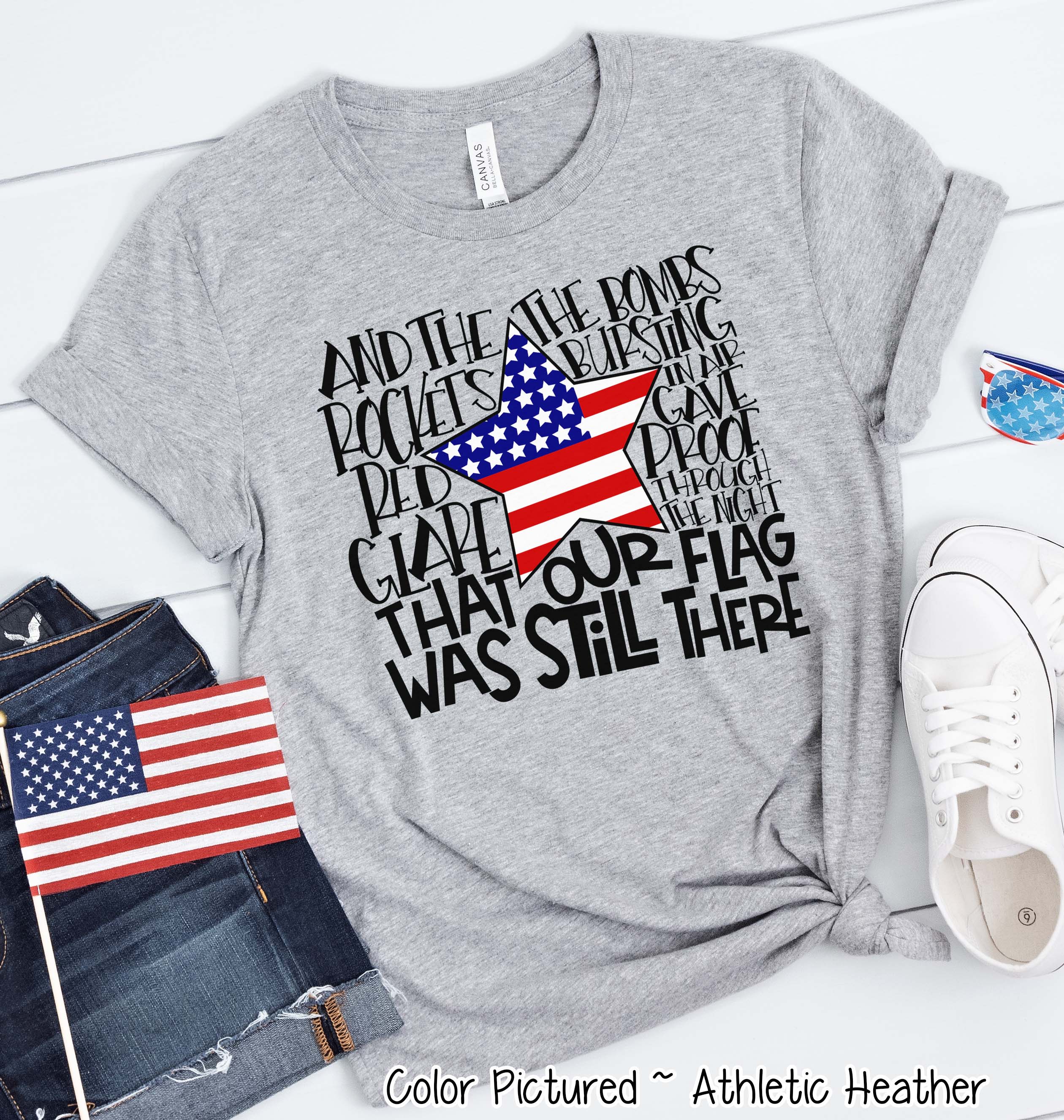 National Anthem Word Art Tee