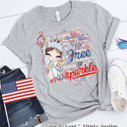 Free To Sparkle Patriotic Tee