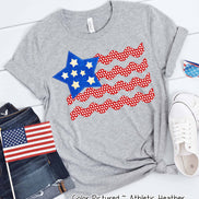 American Ric Rac Flag Tee