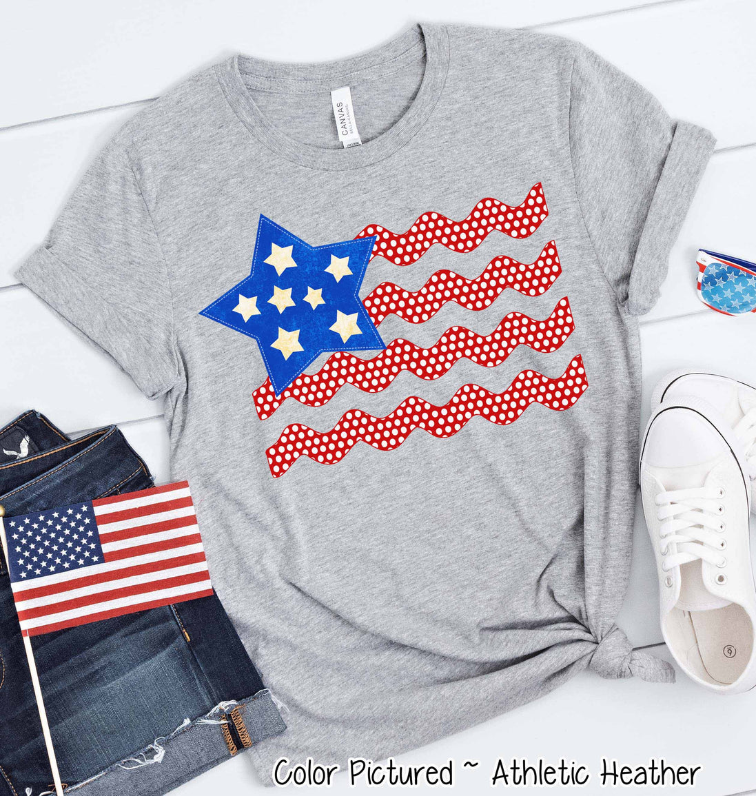 American Ric Rac Flag Tee