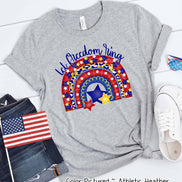 Let Freedom Ring Rainbow Tee
