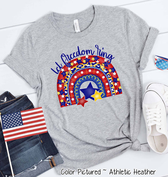 Let Freedom Ring Rainbow Tee