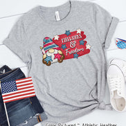Gnome Fireworks & Freedom Patriotic Tee