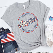 God Bless America Retro Tee