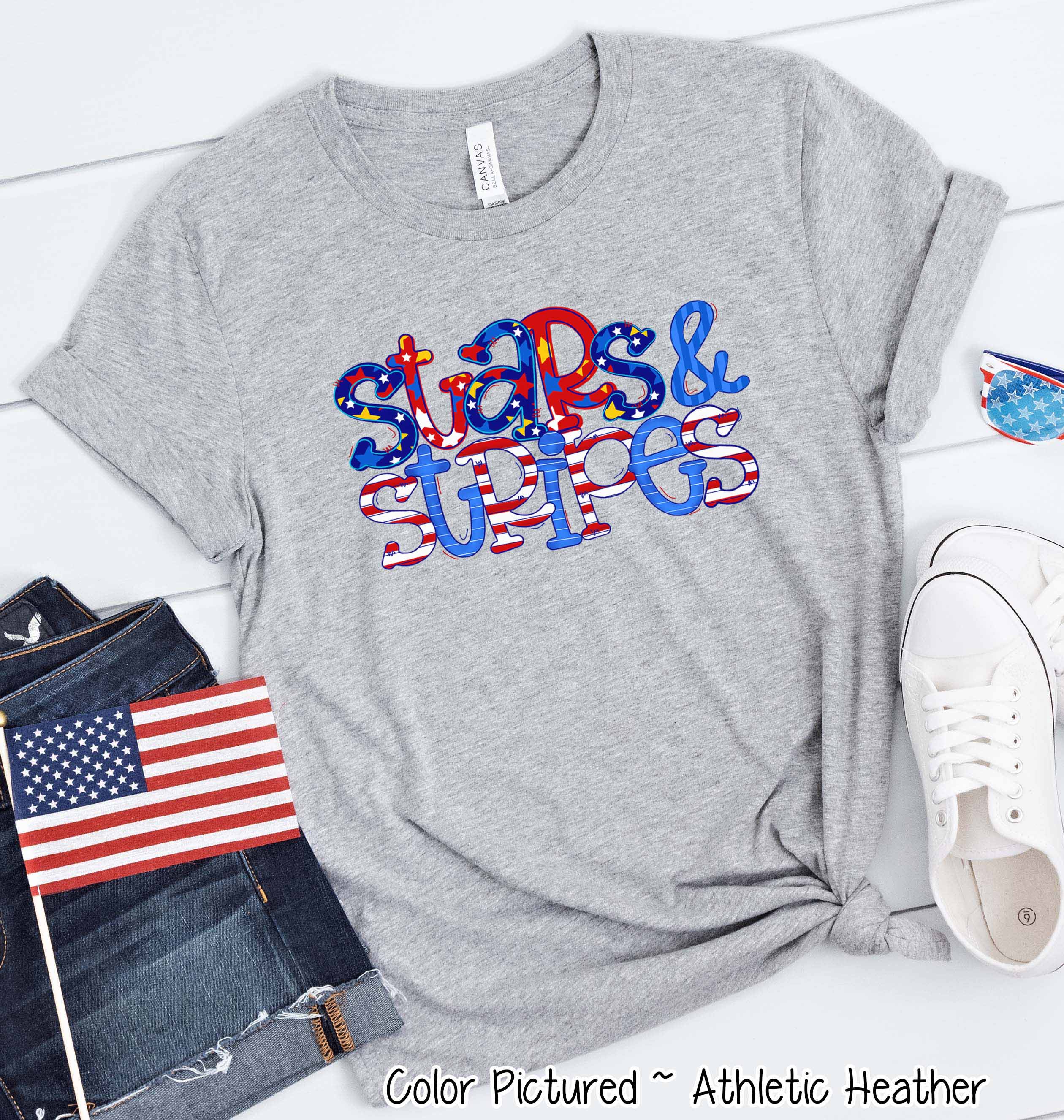 Stars & Stripes Patriotic Tee