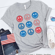 Peace Retro Patriotic Tee