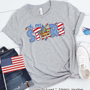 Oh My Stars Patriotic Monogram Tee