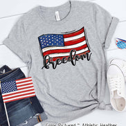 American Freedom Flag Patriotic Tee