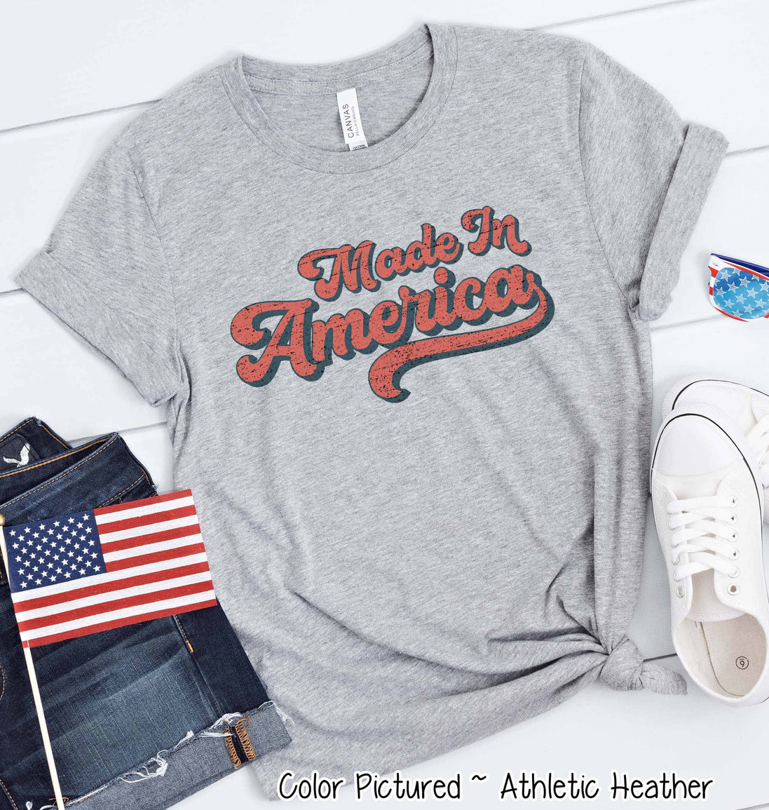 Made In America Retro Tee