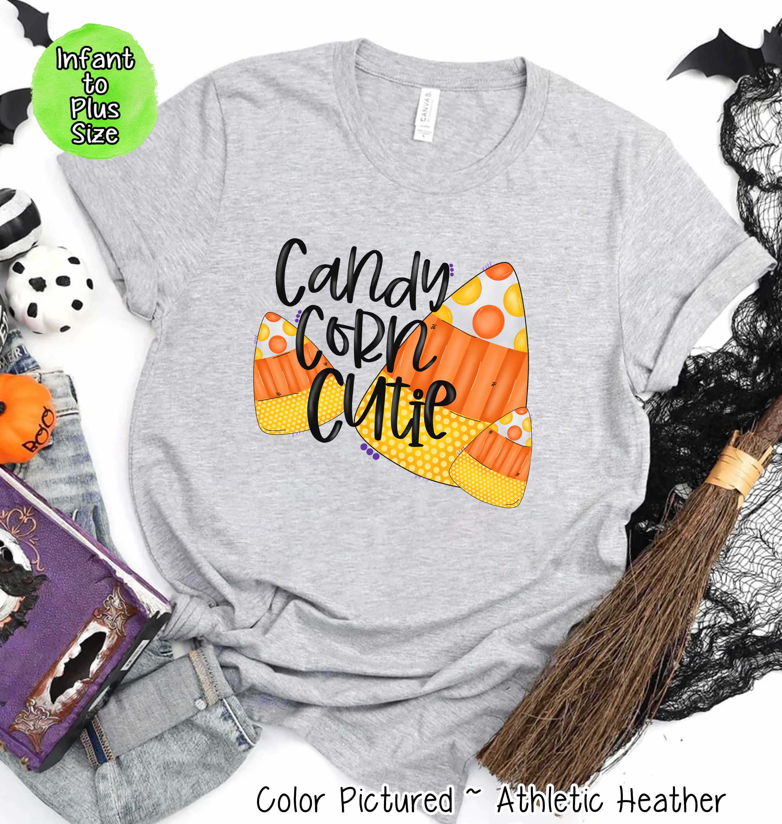 Candy Corn Cutie Trio Halloween Tee