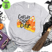 Candy Corn Cutie Trio Halloween Tee