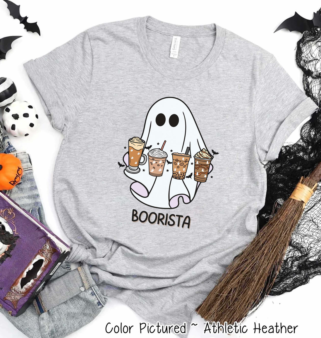 Boorista Coffee Latte Halloween Tee