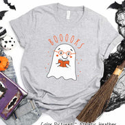 Booooooks Boy Ghost Halloween Tee