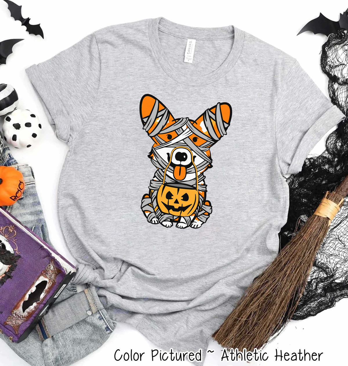 Corgi Dog Lover Halloween Tee