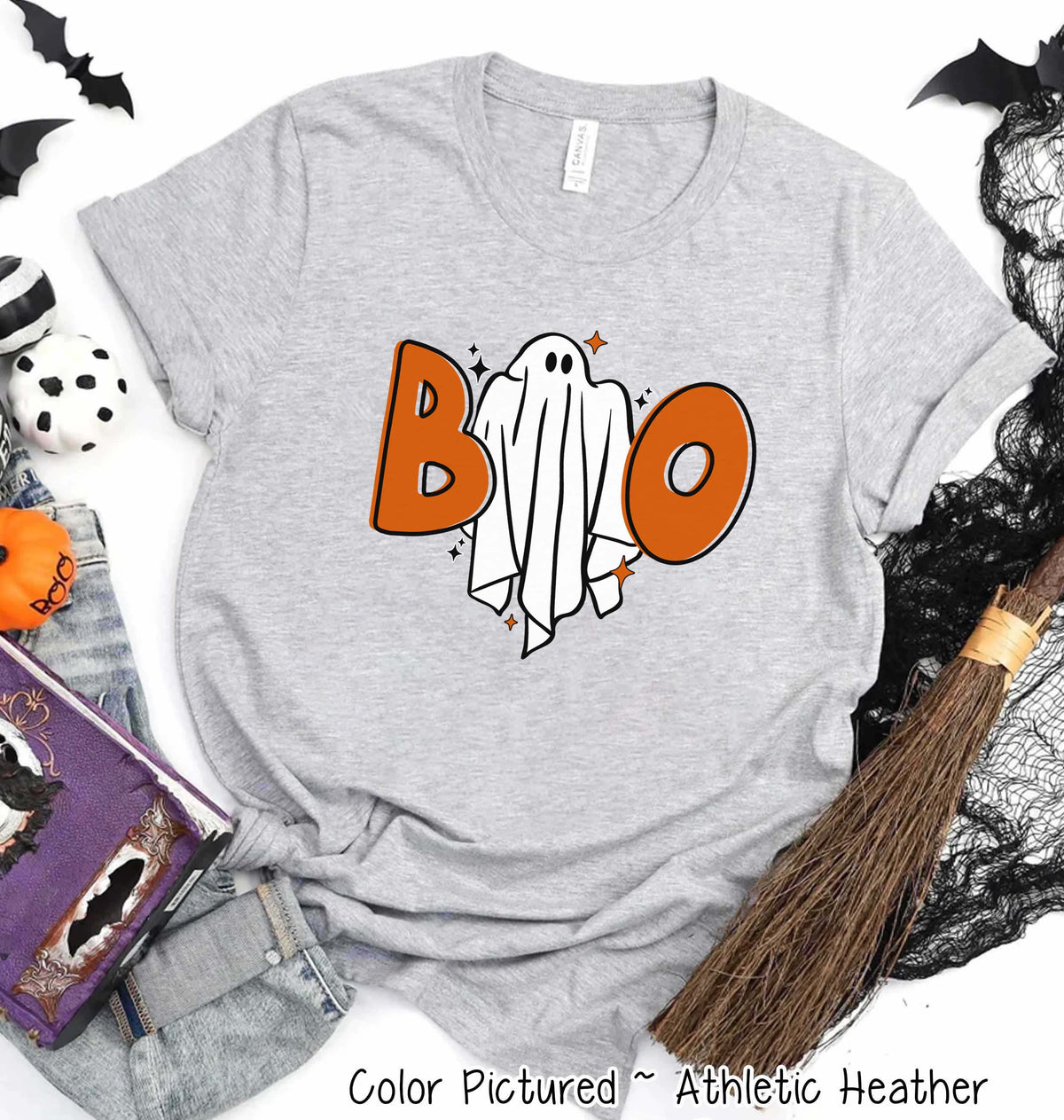 Boo Ghost Halloween Tee