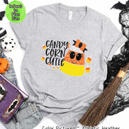 Candy Corn Cutie Halloween Tee
