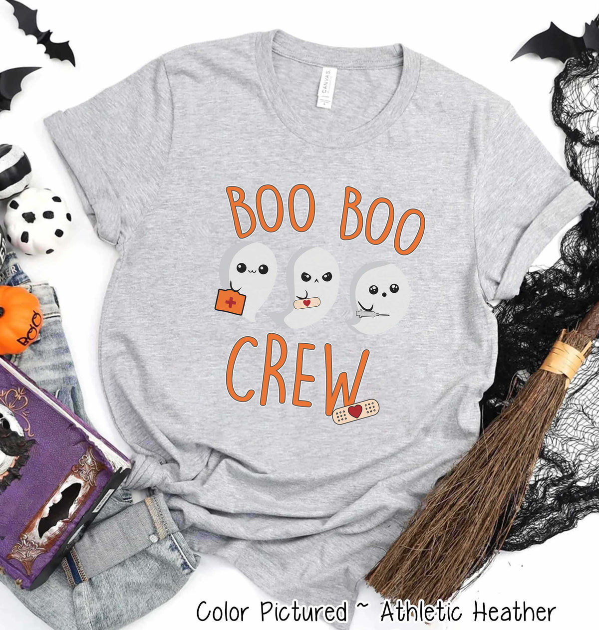 Boo Boo Crew Nurse Halloween Tee