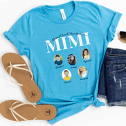 Personalized Mimi Photo Shirt ~ Individual Grandkids Photos & Names - Too Cute Custom Designs