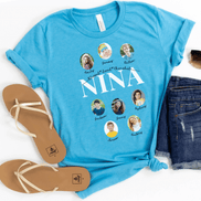 Personalized Nina Photo Shirt ~ Individual Grandkids Photos & Names