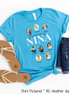 Personalized Nina Photo Shirt ~ Individual Grandkids Photos & Names
