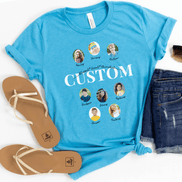 Personalized CUSTOM TEXT Photo Shirt ~ Individual Kids/Grandkids Photos & Names