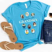 Personalized Grandma Photo Shirt ~ Individual Grandkids Photos & Names
