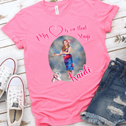 Personalized Dancer Recital Photo Shirt ~ My Heart is on that Stage - Too Cute Custom Designs