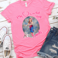 Personalized Dancer Recital Photo Shirt ~ My Heart is on that Stage - Too Cute Custom Designs