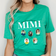 Personalized Mimi Photo Shirt ~ Individual Grandkids Photos & Names - Too Cute Custom Designs