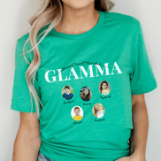 Personalized Glamma Photo Shirt ~ Individual Grandkids Photos & Names