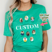 Personalized CUSTOM TEXT Photo Shirt ~ Individual Kids/Grandkids Photos & Names