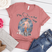 Personalized Dancer Recital Photo Shirt ~ My Heart is on that Stage - Too Cute Custom Designs