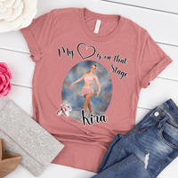 Personalized Dancer Recital Photo Shirt ~ My Heart is on that Stage - Too Cute Custom Designs