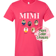 Personalized Mimi Photo Shirt ~ Individual Grandkids Photos & Names - Too Cute Custom Designs