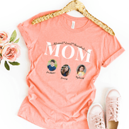 Personalized Mom Photo Shirt ~ Individual Kid Photos & Names