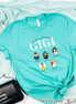 Personalized Gigi Photo Shirt ~ Individual Grandkids Photos & Names