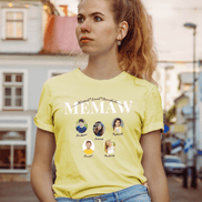 Personalized Memaw  Photo Shirt ~ Individual Grandkids Photos & Names - Too Cute Custom Designs