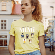 Personalized Mimi Photo Shirt ~ Individual Grandkids Photos & Names - Too Cute Custom Designs