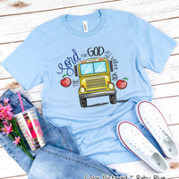 God Will Go Before You Back to School Tee