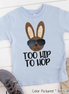 Too Hip To Hop Shirt Boys Easter Day Tee