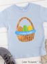Personalized Boy Easter Basket Shirt with Custom Name Easter Day Tee