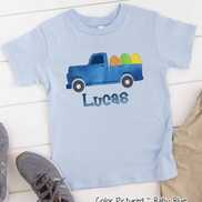 Personalized Easter Truck with Custom Name Easter Day Tee