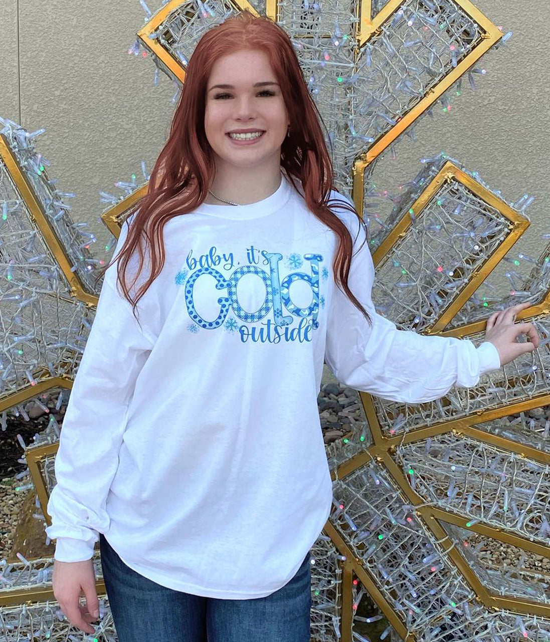 Baby Its Cold Outside Holiday Tee
