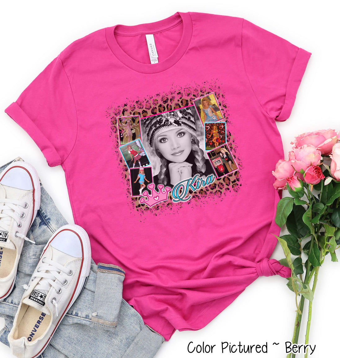 Pageant Distress Collage Photo Tee